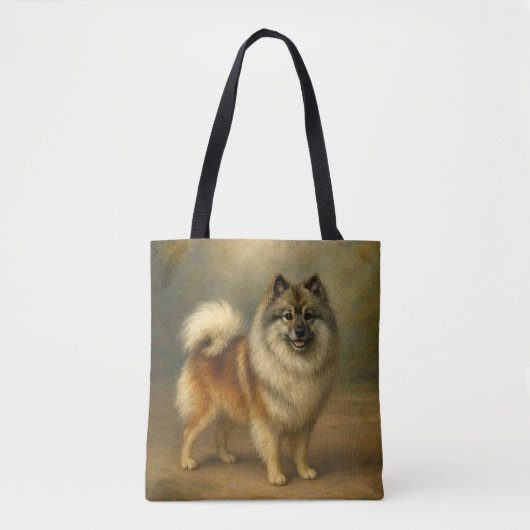 Keeshond Tote Bag (Voorkant)