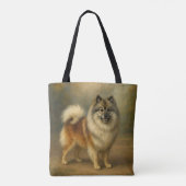 Keeshond Tote Bag (Achterkant)