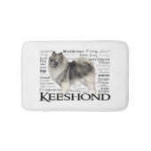 Keeshond Traits Bathmat Badmat (Voorkant)