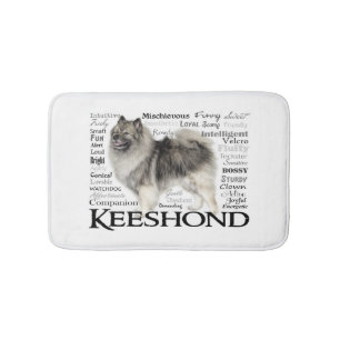 Keeshond Traits Bathmat Badmat