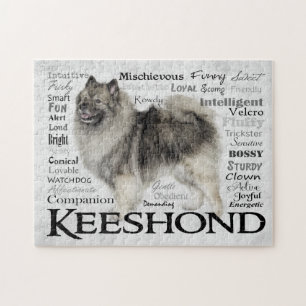 Keeshond Traits Puzzle Legpuzzel