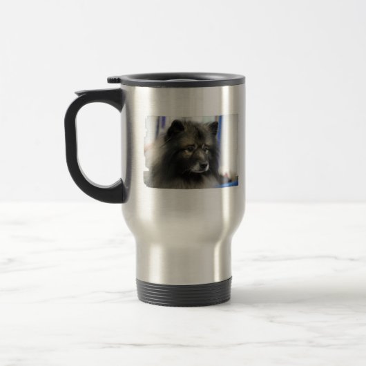Keeshond Travel Mug Reisbeker (Links)