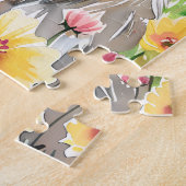 Keeshond Watercolor Puzzle Legpuzzel (Zijkant)