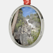 Keeshond Waterfall Ornament (Links)