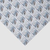 Keeshond Winter Holiday Tissuepapier (Detail)