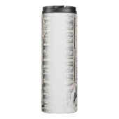 Keeshond Winter Window Paining Art Thermosbeker (Achterkant)