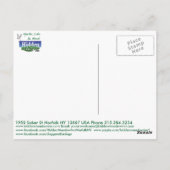 Keeshonden "Voor Keeps!" Briefkaart (Achterkant)