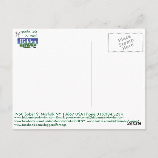 Keeshonden "Voor Keeps!" Briefkaart (Achterkant)