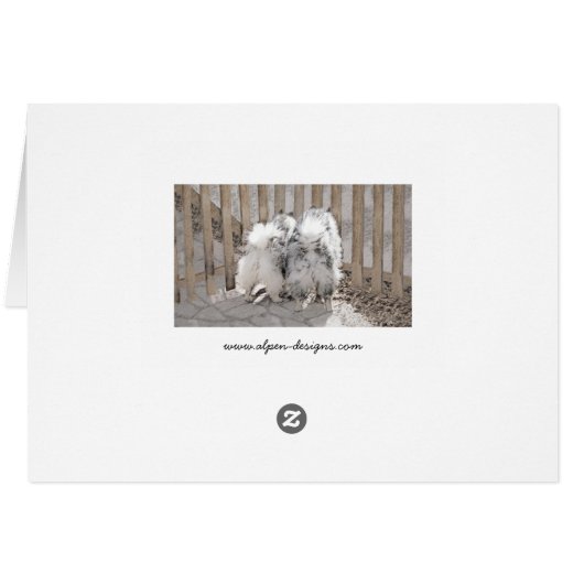 Keeshonds bij het schilderen van de poort - Oorspr (Achterkant Horizontaal)