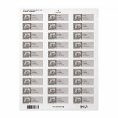 Keeshonds bij het schilderen van de poort - Oorspr Etiket (Full Sheet)