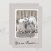 Keeshonds bij het schilderen van de poort - Oorspr Kaart (Voorkant / Achterkant)