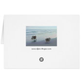 Keeshonds in de Seashore-schilderkunst (Achterkant Horizontaal)