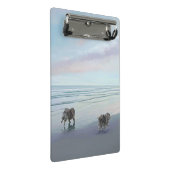 Keeshonds in de Seashore-schilderkunst Mini Klembord (Schuin)