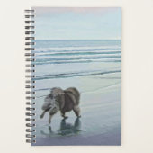 Keeshonds in de Seashore-schilderkunst Planner (Voorkant)