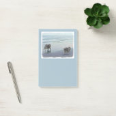 Keeshonds in de Seashore-schilderkunst Post-it® Notes (Kantoor)