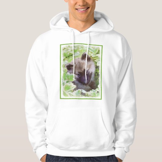Keespap in de oorspronkelijke Garden Hoodie (Voorkant)