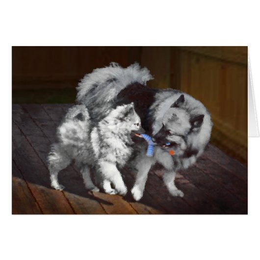 Keespap Playtime schilderen - Cute Original Dog Ar (Voorkant Horizontaal)