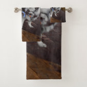 Keespap Playtime schilderen - Cute Original Dog Ar Bad Handdoek (Insitu)