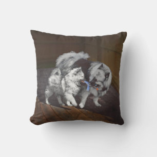 Keespap Playtime schilderen - Cute Original Dog Ar Buitenkussen