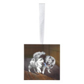 Keespap Playtime schilderen - Cute Original Dog Ar Decoratie (Rechts)