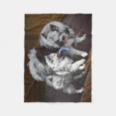 Keespap Playtime schilderen - Cute Original Dog Ar Fleece Deken (Voorkant)