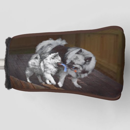 Keespap Playtime schilderen - Cute Original Dog Ar Golfheadcover (Voorkant)