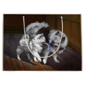 Keespap Playtime schilderen - Cute Original Dog Ar Groot Cadeauzakje (Voorkant)