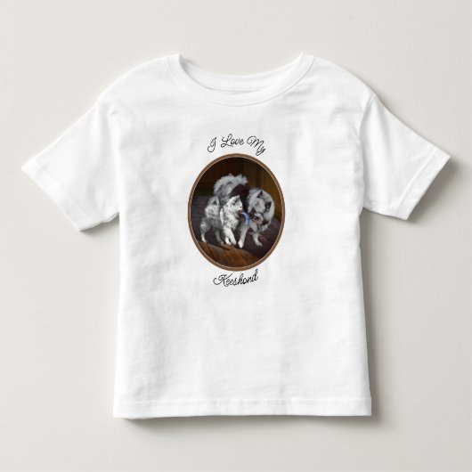 Keespap Playtime schilderen - Cute Original Dog Ar Kinder Shirts (Voorkant)