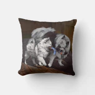 Keespap Playtime schilderen - Cute Original Dog Ar Kussen