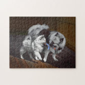 Keespap Playtime schilderen - Cute Original Dog Ar Legpuzzel (Horizontaal)