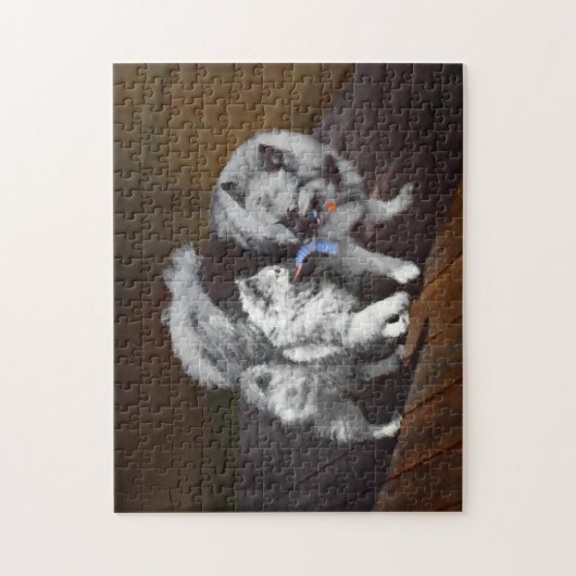 Keespap Playtime schilderen - Cute Original Dog Ar Legpuzzel (Verticaal)