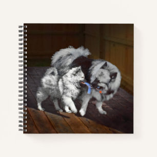 Keespap Playtime schilderen - Cute Original Dog Ar Notitieboek