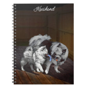 Keespap Playtime schilderen - Cute Original Dog Ar Notitieboek