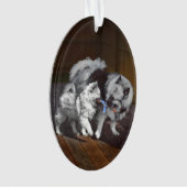 Keespap Playtime schilderen - Cute Original Dog Ar Ornament (voorkant)