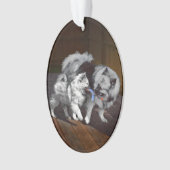 Keespap Playtime schilderen - Cute Original Dog Ar Ornament (voorkant)