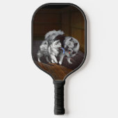 Keespap Playtime schilderen - Cute Original Dog Ar Pickleball Paddle (Voorkant)