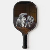Keespap Playtime schilderen - Cute Original Dog Ar Pickleball Paddle (Achterkant)