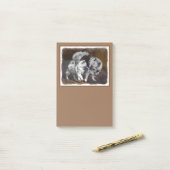 Keespap Playtime schilderen - Cute Original Dog Ar Post-it® Notes (Op bureau)