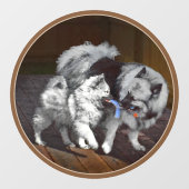 Keespap Playtime schilderen - Cute Original Dog Ar Raamsticker (Vel)