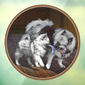 Keespap Playtime schilderen - Cute Original Dog Ar Raamsticker (Vel 3)