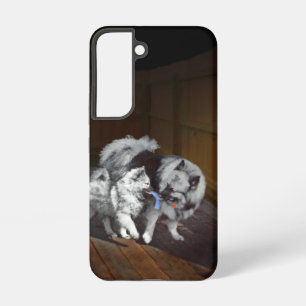 Keespap Playtime schilderen - Cute Original Dog Ar Samsung Galaxy Hoesje