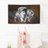 Keespap Playtime schilderen - Cute Original Dog Ar Spandoek (Insitu)