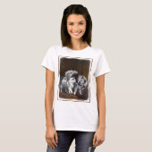 Keespap Playtime schilderen - Cute Original Dog Ar T-shirt (Voorkant volledig)