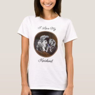 Keespap Playtime schilderen - Cute Original Dog Ar T-shirt