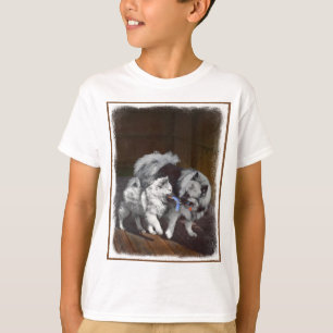 Keespap Playtime schilderen - Cute Original Dog Ar T-shirt