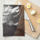 Keespap Playtime schilderen - Cute Original Dog Ar Theedoek (Quarter Fold)