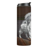 Keespap Playtime schilderen - Cute Original Dog Ar Thermosbeker (Gedraaid links)