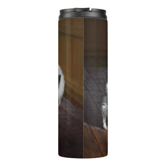 Keespap Playtime schilderen - Cute Original Dog Ar Thermosbeker (Achterkant)