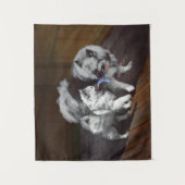 Keespap Playtime schilderen - Cute Original Dog Ar Wandkleed (Voorkant)
