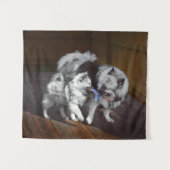 Keespap Playtime schilderen - Cute Original Dog Ar Wandkleed (Voorkant (horizontaal))
